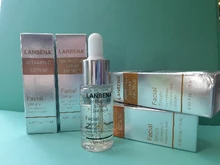 LANBENA-suero facial con vitamina C, ácido hialurónico, acné hidratante de blanqueamiento, para el cuidado de la piel tratamiento reparador, suero para arrugas antienvejecimiento