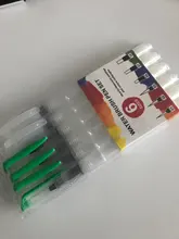 Pincel de acuarela autohumectante de nailon suave, 6 uds., pincel de agua para caligrafía, Gouache acrílico, suministros de arte de pintura