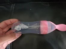 Exprimidor de biberón de silicona para entrenamiento de bebé recién nacido, cuchara de arroz, suplemento alimenticio de cereales infantil, comedero, herramientas de vajilla seguras