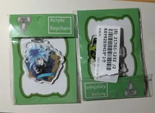 Llaveros de acrílico de doble cara, accesorios de Cosplay de Anime, el país de las Maravillas retorcido, joyería de corazones de rosa