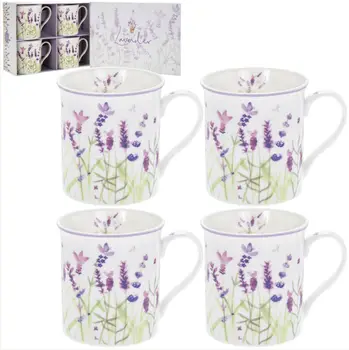 

Set of mugs lavender 4 PCs. 275 ml