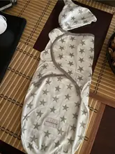 Manta y gorro con envoltura de capullo para recién nacido, bolso de pañales de algodón, saco de dormir estilo sobre para bebé, ropa de cama