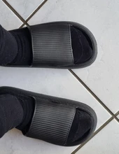 Sandalias antideslizantes gruesas universales de secado rápido, Zapatillas de casa de suela gruesa, calzado de baño, Sandalia de playa de verano