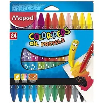 

CASE 24 SOFT WAXES MAPED COLOR'PEPS 864012-BRIGHT COLORS