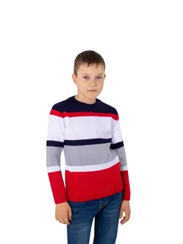 

Children's sweater blue for boys spring autumn winter 2020 Vanguard long-sleeved for teenagers classic