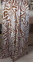 Long Skirts Maxi A-Line Celmia Printed Elegant Zebra Vintage Plus-Size Womens Casual