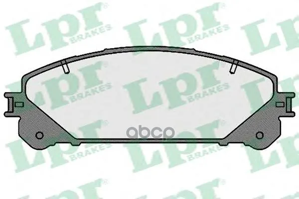 Колодки Тормозные Lexus Rx 09-/Toyota Highlander 07- Передние Lpr 05p1691 Lpr арт. 05P1691