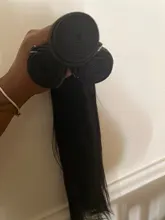 Ishow-mechones de pelo liso con cierre, mechones de pelo peruano con cierre, extensiones de cabello humano mechones y cierre para peluca de cierre 4x4