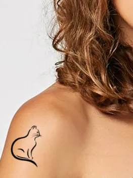 

Temporary tattoo cat