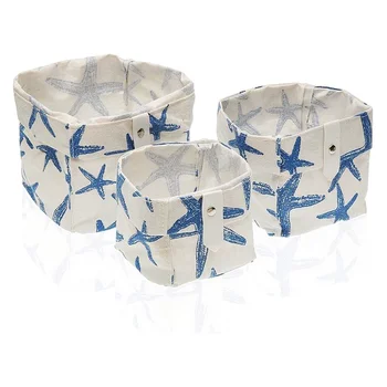 

Basket set Textile Polyester (3 Pieces) (14 x 14 x 14 cm)