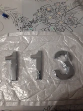 Cartel de número de puerta autoadhesivo 3D, 5cm/7cm, Número de Número, dígitos, para puerta de Hotel, oficina, dirección, calle, pegatinas, placas, carteles