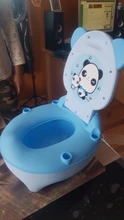 Orinal bebé para niños Baño de niños bebé orinal asiento de entrenamiento chicas inodoro portátil cuña cómodo respaldo de dibujos animados ollas