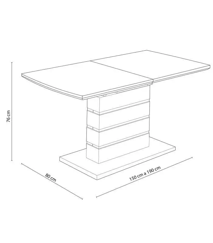  Extendable table Spring Dining or Kitchen. - 4000545686793