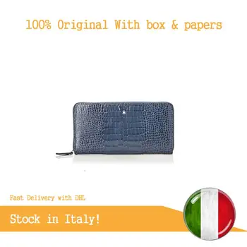 

Montblanc Portafoglio 112965 Blu Unica