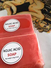 Jabón blanqueador de Ácido Kójico, jabonera que aclara la piel de la cara, con cubierta negra oscura