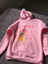 Sweatshirts Hooded Long-Sleeve Printed Female Thick Cute Cartoon Back Velvet