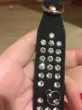 Dog-Collar Rhinestone Dogs Diamante Chihuahua Yorkshire Cat 3 for Small Medium Rows Suede