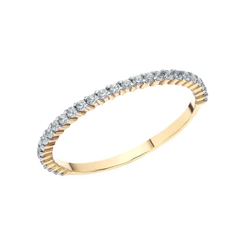 

Gold ring with cubic zirconia sunlight sample 585