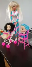 Mix Cute Doll Furniture Pretend Play Toy Hangers TV Sofa Shoes Rack for Barbie Doll 