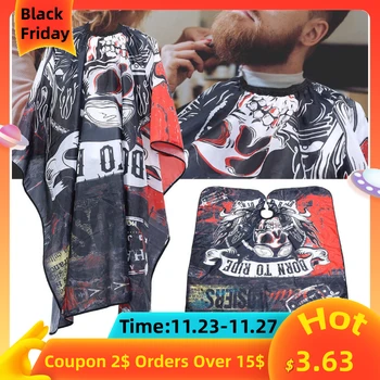 

Hairdressing Apron Waterproof Hair Cutting Coloring Perming Cloth Salon Barber Gown Cape for Adults Barber shop Haircut Cover