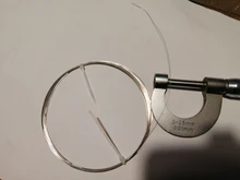 Alambre de resorte de acero inoxidable, alambre duro completo, 0,2/0,3/0,4/0,5/0,6/0,8