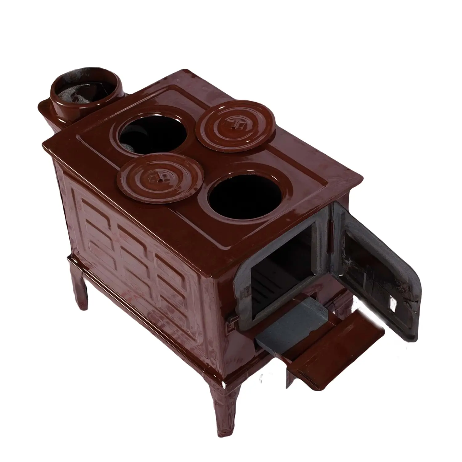 Camping Stove And Grill Wood Charcoal Caravan Tent Nature Small Heater  Cabin Outdoor Enamel Brown Mini Wood Charcoal Duck Stove - AliExpress
