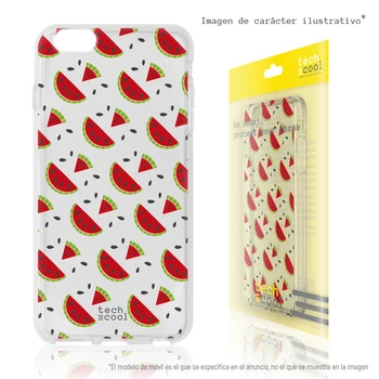 

FunnyTech®Stand case for Huawei Matte transparent 20 Lite L Sandias Silicone