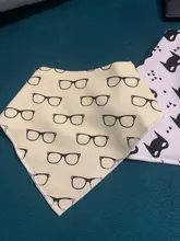Baberos triangulares para bebé, pechera de algodón con dibujos animados para niño, baberos para recién nacido, toallitas de tela absorbente