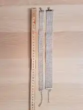 Estilo europeo mujeres paquete cuello elemento Collar de joyería de moda Punk Hip Hop Collar de gargantilla de incrustación de Collar de diamantes de imitación de regalo