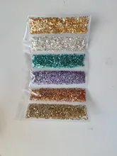 Relleno de piedras de vidrio roto para decoración de uñas, molde para relleno de resina, manualidades, Diy, fabricación de joyas