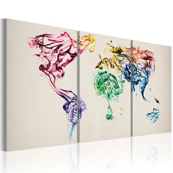 

Table-world map abstract-120x60