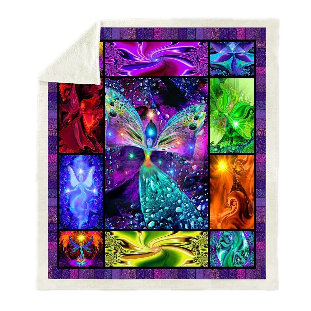 Sofa-Cushion-Yoga-Mat-Blanket-Picnic-Blanket-Thick-Double-layer-Plush-Anime-Oil-paint-3d-Digital (2)