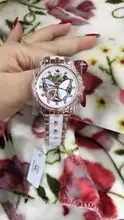 OLEVS-Reloj de cerámica de lujo para mujer, pulsera mecánica automática de negocios, relojes de pulsera, esqueleto resistente al agua, regalos