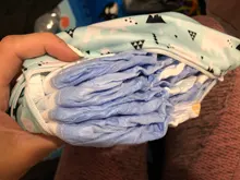 Bolsa de pañales estampada para bebé, impermeable, pañal seco, con cremallera, bolso para cochecito, bolsa de viaje al aire libre, bolsa de almacenamiento de pañales