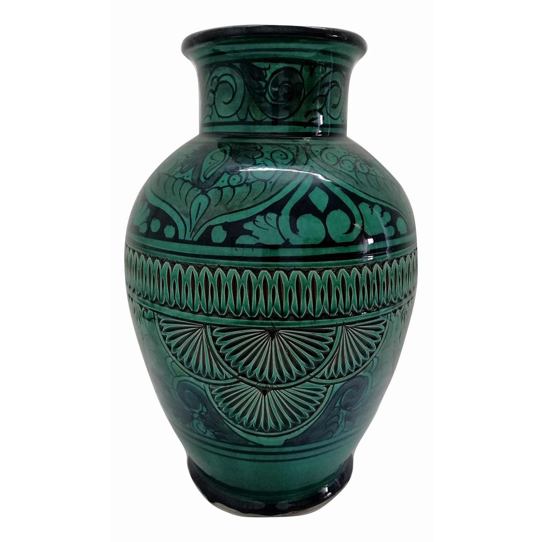 Ваза берберская керамическая Терракотовая MOROCCHINO Восточная Этническая 0703191345