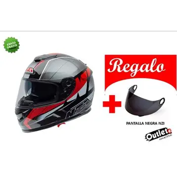 

HELMET NZI SYMBIO 2 DUO GRAPHICS MEGA BLACK NETWORK + BLACK SCREEN