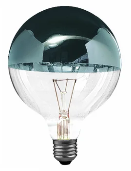 

15060 Lamp Globe mirror top E27, 125mm 60W