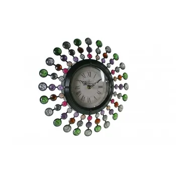 

Wall Clock metal and glass