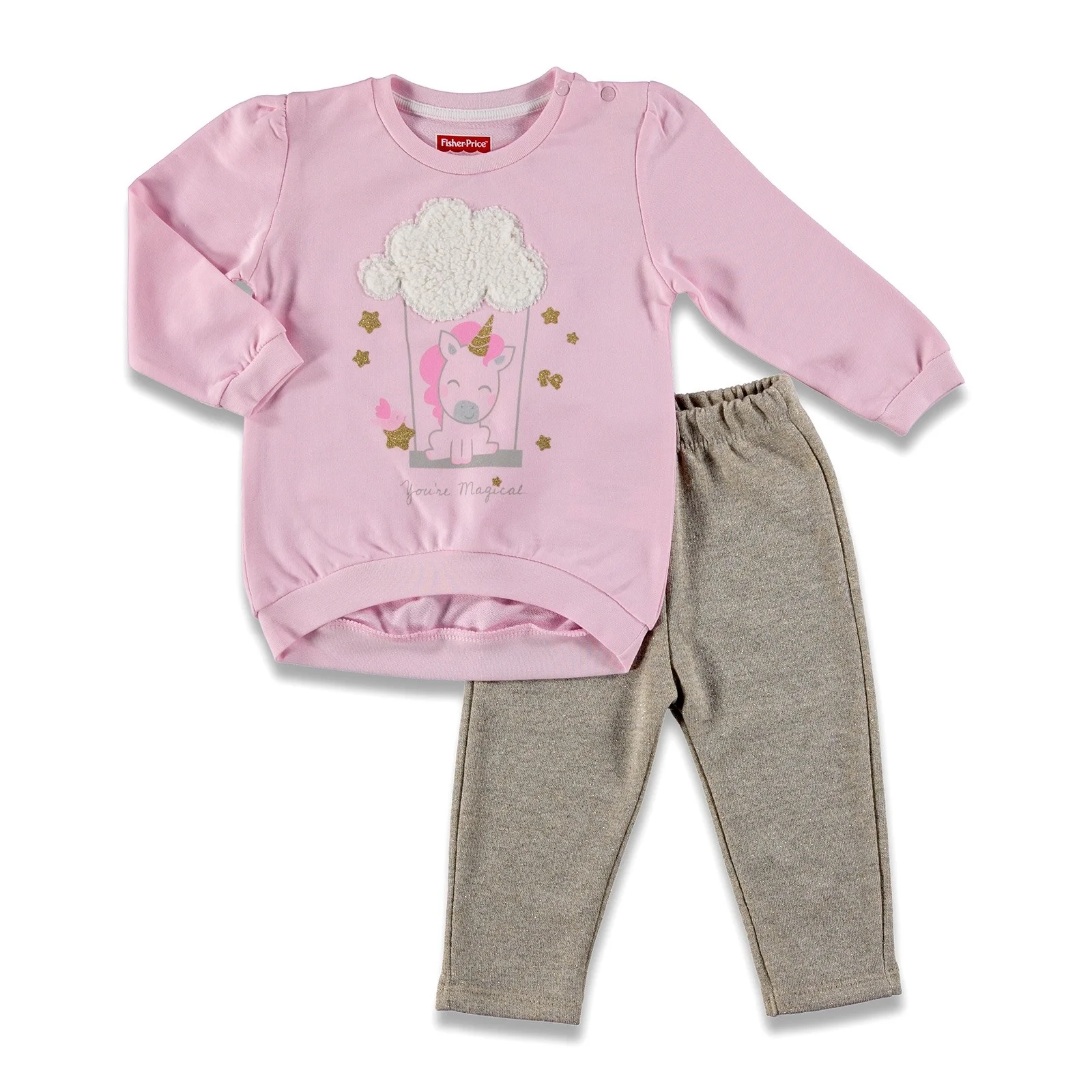 

ebebek Fisher Price Magical Unicorn Baby Silvery Tracksuit Set