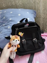 Mini mochila de lona de estilo coreano para mujer, morral de viaje a la moda, bolso escolar de ocio, bolso de hombro para chica