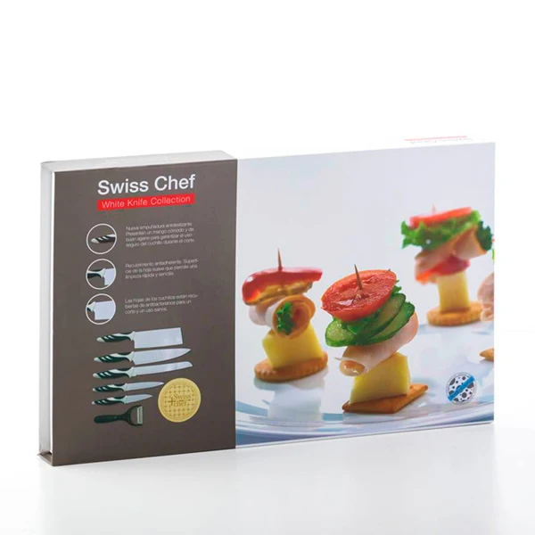 Ножи cocotec Top Chef белые C01023(6 шт