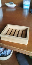 Rack Tray-Holder Storage-Box Dishes Bamboo Soap Bathroom Portable Eco-Friendly Natural