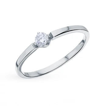 

Gold ring with diamonds sunlight sample 585