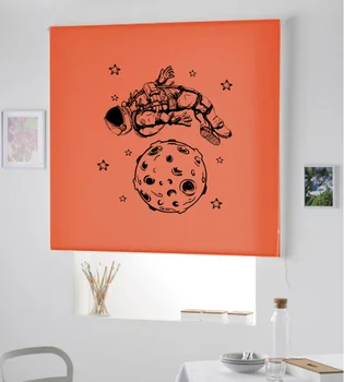 

Blind Iroa rolling youth/Astronaut! ROLLER BLINDS TRANSLUCENT! (ORANGE 100X175)