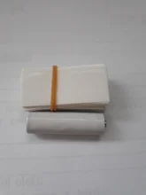 20 piezas Tubo termorretráctil de PVC con batería AA, ancho de 23mm de longitud, 53mm, película de aislamiento, funda protectora, paquete de funda de Cable de alambre