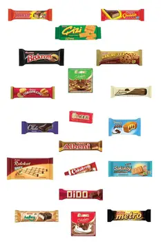 

Turkish Ülker Legendary Snack Package chocolate biscuit cake 19 pieces free shipping