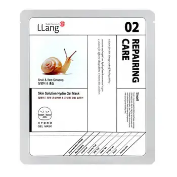 

Hydrogel Mask llang skin solution hydro gel mask-snail & red ginseng