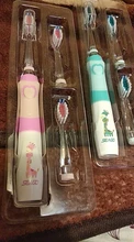 Electric-Toothbrush Battery Replacement-Brush-Heads Sonic Smart-Timer Kids SEAGO Children