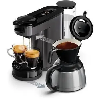 

PHILIPS SENSEO Switch HD6591 / 21 Sheath or filter for coffee maker-Jug insulated-1 L-Gray