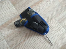 Bolsa portabrocas Holst, herramienta inalámbrica para taladro de 12v, bolsa de herramientas de cintura